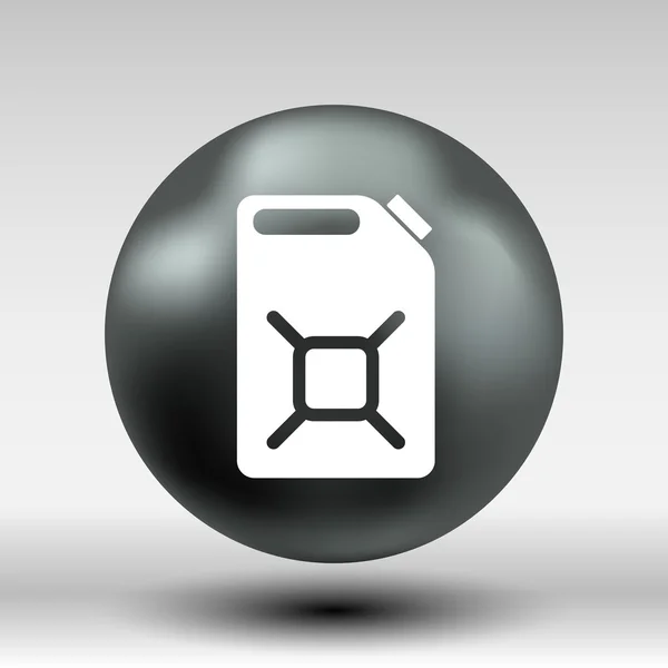 Silnik oleju ikona wektor przycisk symbol koncepcja logo — Wektor stockowy