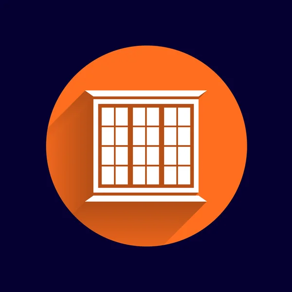 Window icon vector button logo symbol concept — Stock Vector