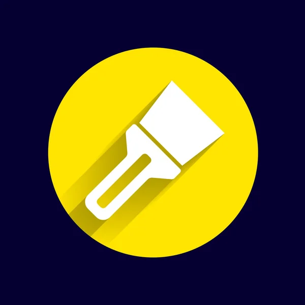 Amplia espátula icono vector botón logotipo símbolo concepto — Vector de stock
