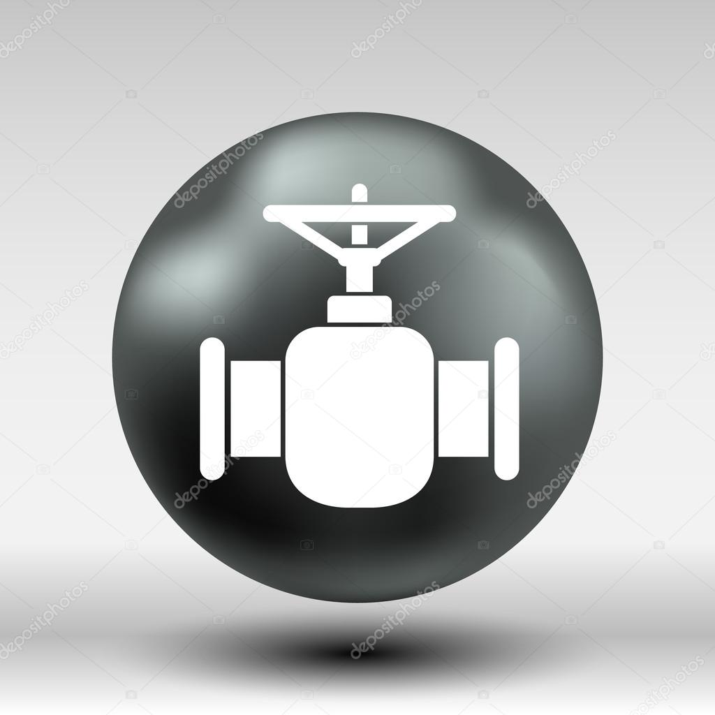 pipeline icon vector button logo symbol concept