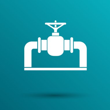 boru hattı simge vektör düğme logo simge kavramı