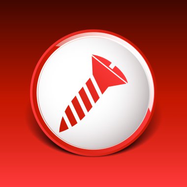 vida simge vektör düğme logo simge kavramı