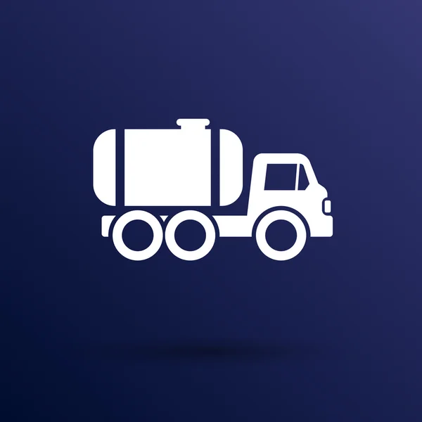 LKW Auto Barrel Symbol Vektor Taste Logo Symbol Konzept — Stockvektor