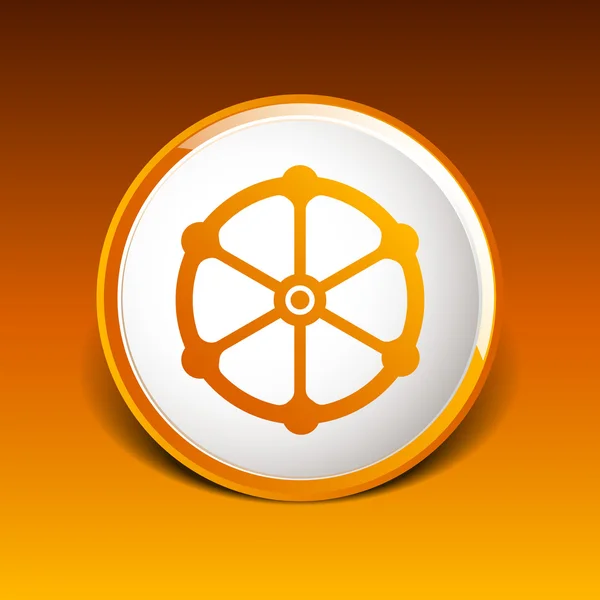 Icône vanne bouton vecteur logo symbole concept — Image vectorielle
