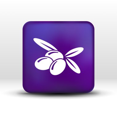 Zeytin Logo tasarım vektör şablon simgesi simgesi