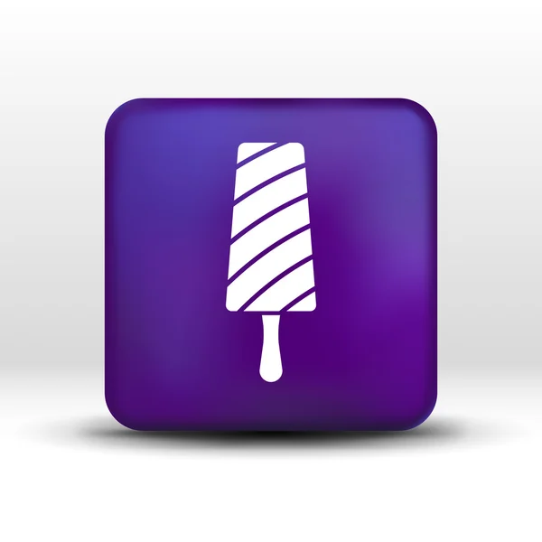 Çikolatalı dondurma işareti kimlik kurumsal marka logosu — Stok Vektör