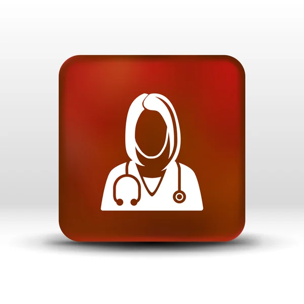 Icono médico primer plano diseño gráfico médico vector ilustración — Vector de stock