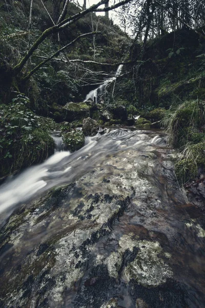 Río Frío Las Montañas Invierno Cantabria Norte España —  Fotos de Stock