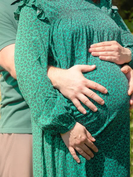 Conceito de gravidez e maternidade. — Fotografia de Stock