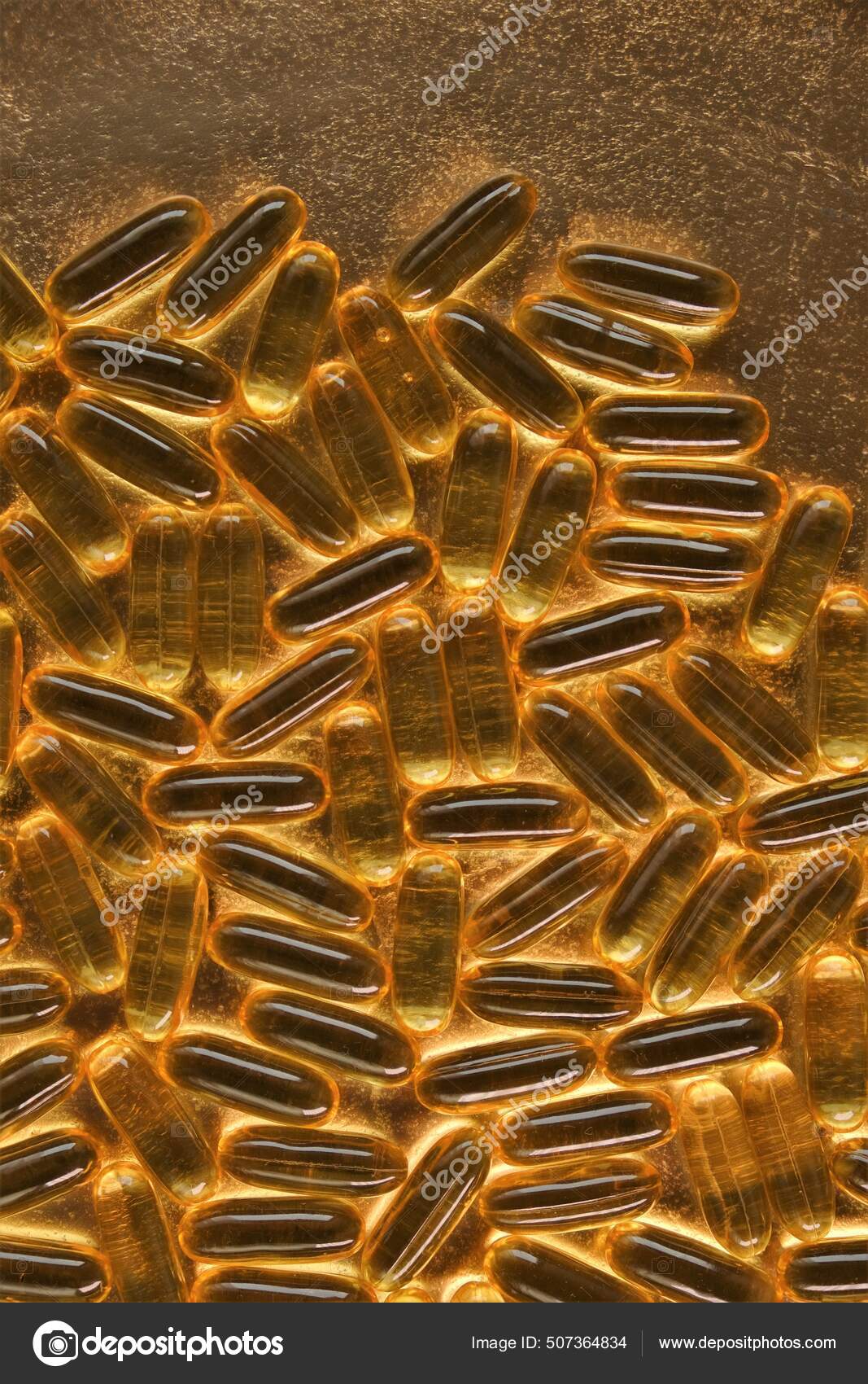 Fish oil gelatin capsules .omega fatty acids.Natural supplements