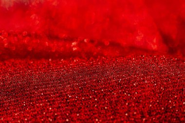 Kırmızı parlak kumaş arka plan. Işıldayan Kırmızı Parıldayan Şenlik Arkaplanı. Noel ve Yeni Yıl geçmişi.