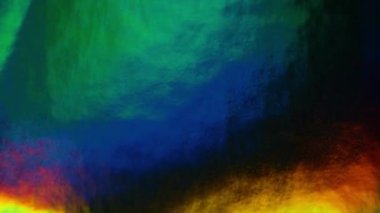 Renkli, parıltılı duvar kağıdı. Yeşil, mavi ve sarı renk değişkenleri. Renkli parlak mat duvar kâğıdı. 4k görüntü