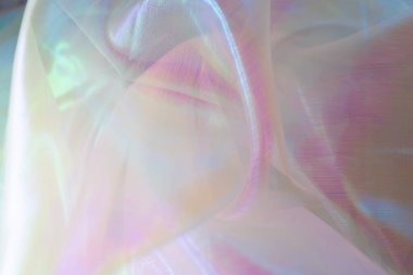  Pembe ve Mor Arkaplan. Dalgalı Çizgili Pastel Soyut Arkaplan. Parıldayan Parıldayan Parlak Kumaşın Yakın Çekimi 