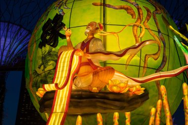 Orta Sonbahar Festivali Singapur fenerler