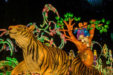 Orta Sonbahar Festivali Singapur fenerler