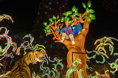 Orta Sonbahar Festivali Singapur fenerler