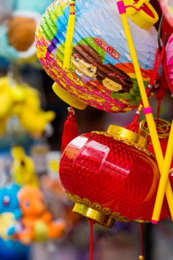 Singapore, Singapur - 11 Eylül 2016: Orta Tortum, fenerler