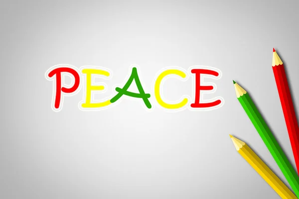 Texto de paz en segundo plano —  Fotos de Stock