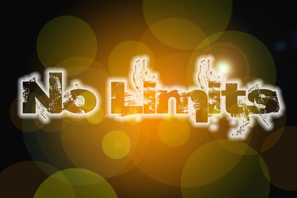 No Limits text on background — Stock Photo, Image