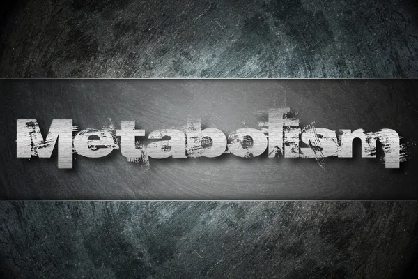 Metabolisme tekst op achtergrond — Stockfoto