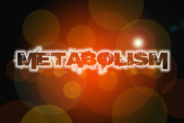 Metabolizm tekstu na tle — Zdjęcie stockowe