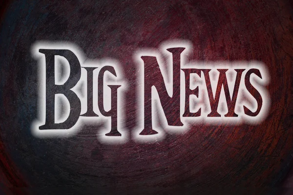 Big News Concept — Stock Photo, Image