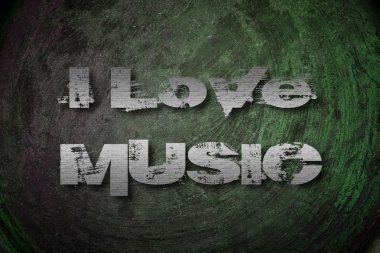 müzik konsepti seviyorum