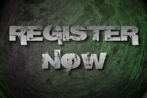 Register now concept — Stock Photo, Image