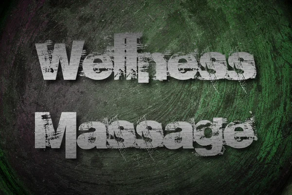 Wellness Massage Concept — Stock Photo, Image