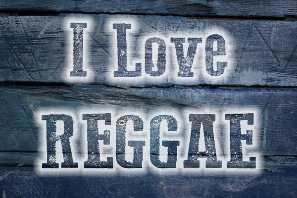 J'aime le concept de reggae — Photo