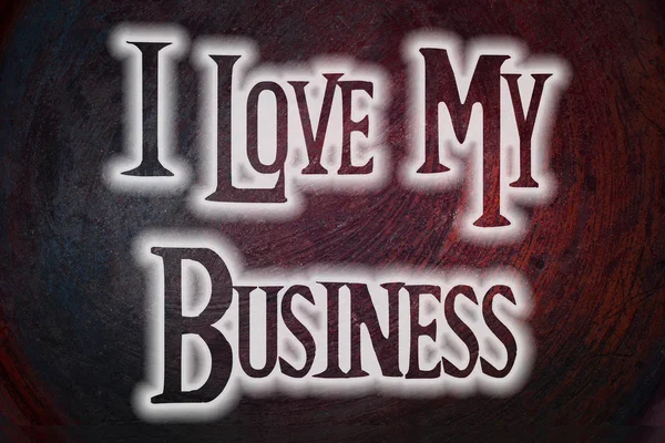 Amo il mio concetto di business — Foto Stock