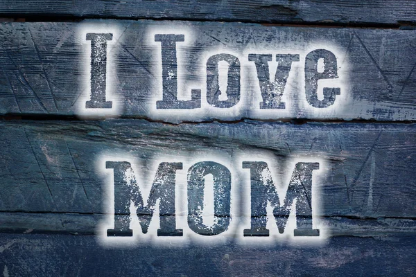 I Love Mom Concept — Stock Photo, Image