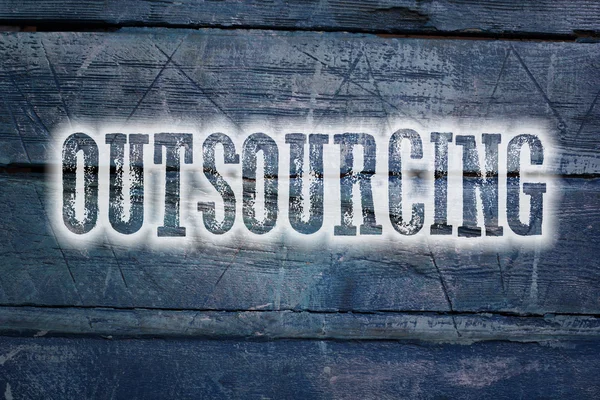 Outsourcing-Konzept — Stockfoto