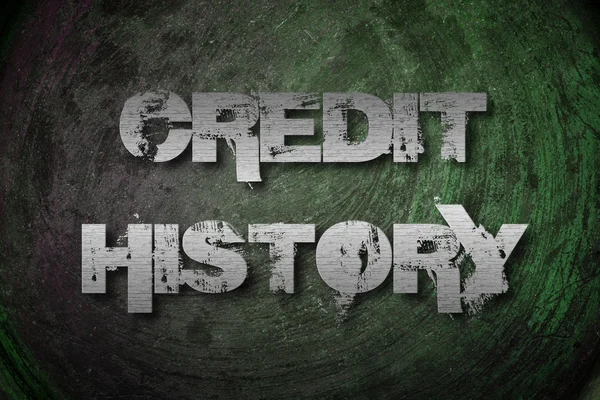 Concept d'historique de crédit — Photo