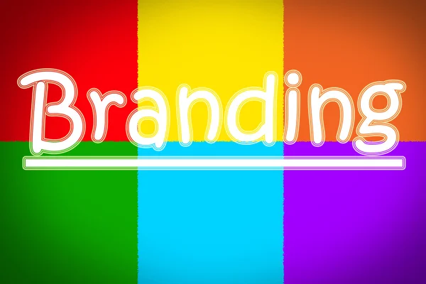 Conceito de Branding — Fotografia de Stock