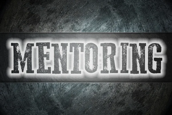 Concetto di mentoring — Foto Stock