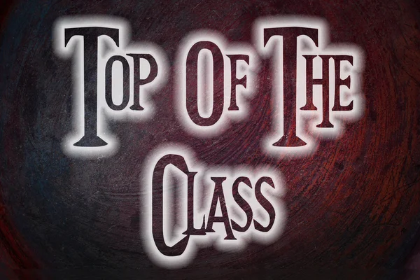 Top Of The Class Concept — Stock Photo, Image