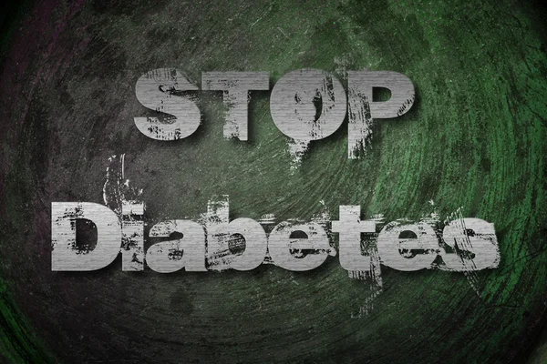 Stop Diabetes Concept — Stock Photo, Image