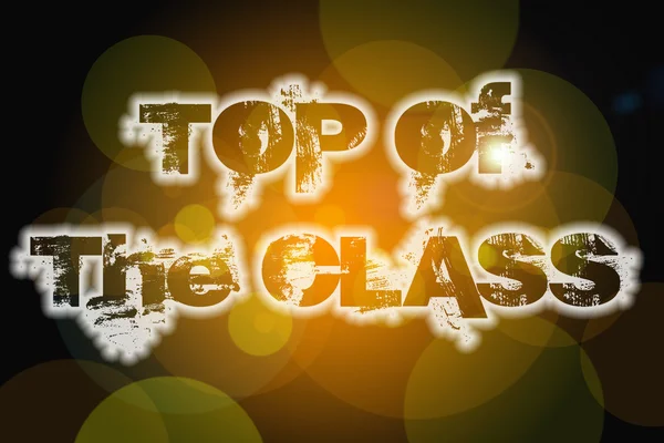 Top Of The Class Concept — Stock Photo, Image