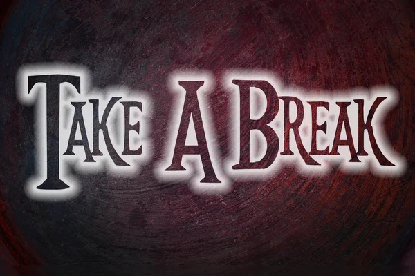 Take A Break Concept — Stock Photo, Image