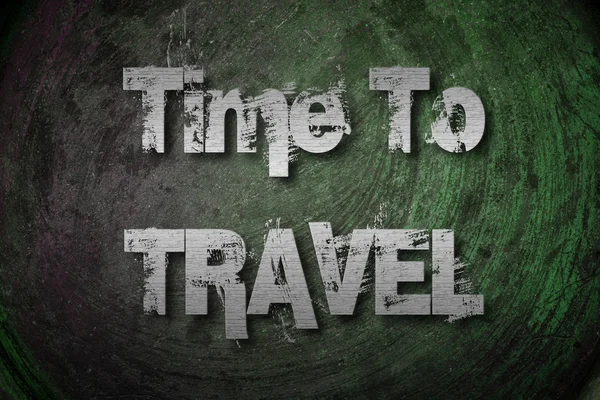 Time To Travel Concept — Stock Photo, Image