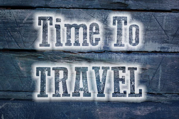 Time To Travel Concept — Stock Photo, Image