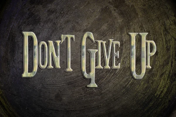 Don 't Give Up Concept — стоковое фото