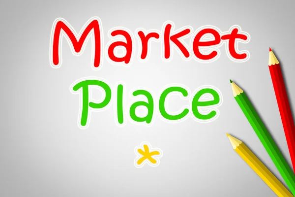 Marketplace koncept — Stockfoto