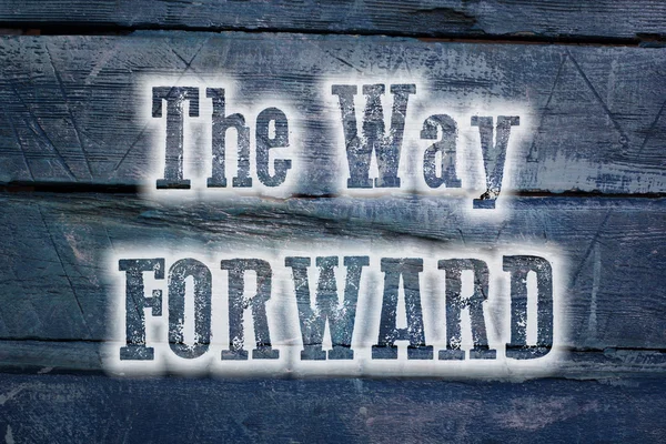 The Way Forward Concept — Stock Photo, Image