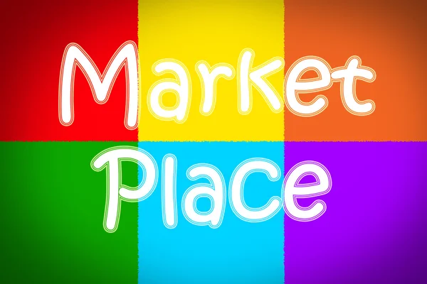 Conceito de Mercado — Fotografia de Stock