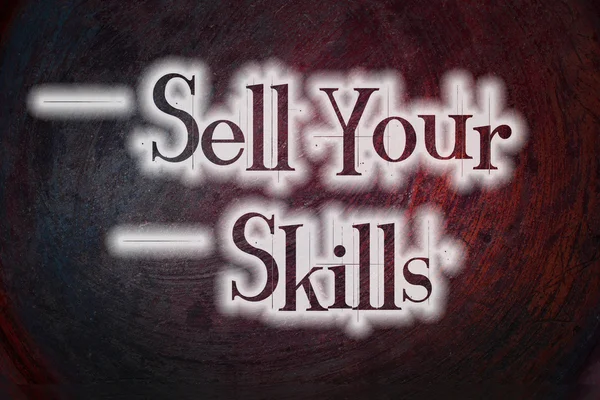 Sell Your Skills Concept — Stock Photo, Image