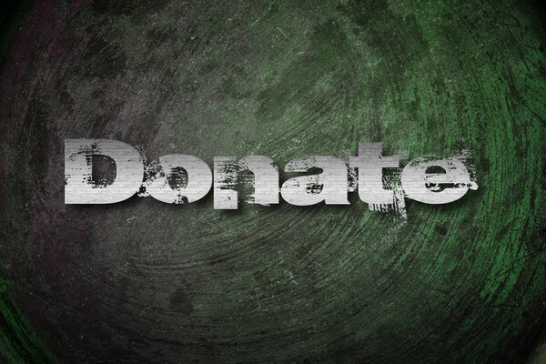 Donate Concept