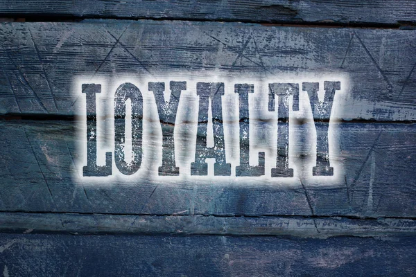 Pojęcie lojalności — Zdjęcie stockowe
