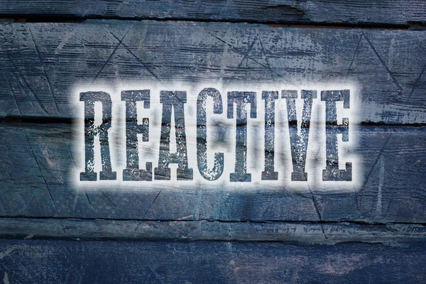 Reactive Concept — Stock Photo, Image